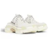 Triple S-muiltjes “White Double Foam and Mesh” 755687W3SM29097