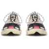 Triple S-muiltjes “Wit, roze en zwart, dubbel schuim en mesh” 755686W3SM15671