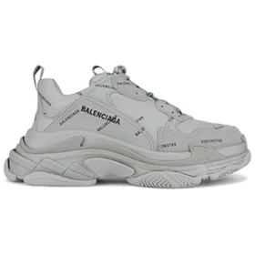 Triple S-sneaker “Allover Logo – Grijs” 536737W2FA11210