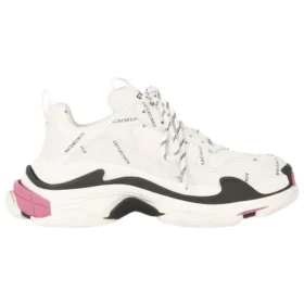 Triple S-sneaker “Allover Logo White Pink” 524039W2FA49155