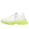 Triple S-Sneaker “Clear Sole – White Fluo Yellow” 544351W2FR19073