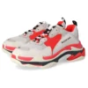 Triple S-Sneaker “Grey Red” 536737W09OH6495
