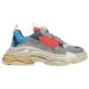 Triple S-Sneaker “Grijs Blauw Rood” 512175W09O24365