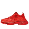 Triple S-sneaker met doorzichtige zool “Red” 541624W2CE16500