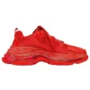 Triple S-sneaker met doorzichtige zool “Red” 541624W2CE16500