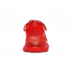Triple S-sneaker met doorzichtige zool “Red” 541624W2CE16500