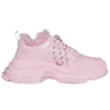 Triple S-sneaker met nepbont “Pink” 668562W3CQ55000