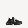 Triple S-Sneaker voor dames met doorzichtige zool in zwart