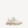 Triple S-Sneaker voor heren met doorzichtige zool  in wit