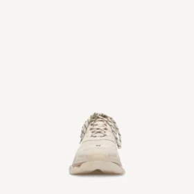 Triple S-Sneaker voor heren met doorzichtige zool  in wit