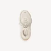 Triple S-Sneaker voor heren met doorzichtige zool  in wit