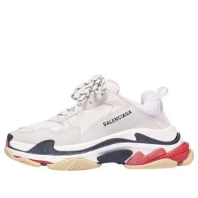 Triple S-sneaker “White Black Red” 533882W09E19000
