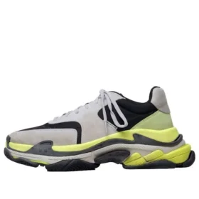 Triple S Sneakers “Lichtgrijs Neon Geel” 533888W09T21293