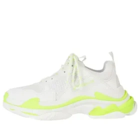 Triple S-Sneakers “Wit fluorescerend geel” 524039W2CA37390