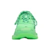 Triple S-sportschoen met doorzichtige zool “Neon Green” 544351W2CF13801