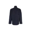 Trui met col en gekrabbeld logo van geborsteld katoen “Navy” 625935T31828065