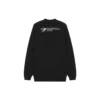 Trui met geborduurd logo, medium pasvorm “Zwart” 652981TKV871070