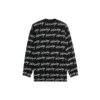 Trui met logo over het hele oppervlak “Black” 625984T31841070