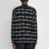 Trui met logo over het hele oppervlak “Black” 625984T31841070