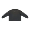 Trui met ronde hals en geborduurde BB op de mouw “Washed Black White” 699191TMVG79034