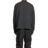 Trui met ronde hals en geborduurde BB op de mouw “Washed Black White” 699191TMVG79034