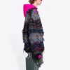Trui van wolmix met vervaagde Fair Isle-print “Blue” 662518T16028088