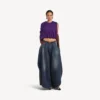 Tulipe-broek voor dames in de kleur ‘dark ocean’