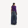 Tulipe-broek voor dames in de kleur ‘dark ocean’