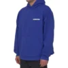 Turn-hoodie met wijde pasvorm “Blauw” 674986TNVB64388