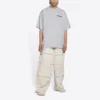 Turn Slit T-shirt “Grijs-Zwart” 675016TLVB31167