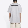 Turn Slit T-shirt “Grijs-Zwart” 675016TLVB31167