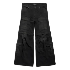 Uitlopende Cargo-broek “Zwart” 783694TNW111672