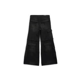 Uitlopende Cargo-broek “Zwart” 783694TNW111672