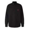Uniform T-shirt met lange mouwen, Large-pasvorm “Zwart” 623750TIM391000