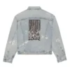 Unisex FW21-denimjas met logo, blauw 664329TBP488961