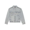 Unisex FW21-denimjas met logo, blauw 664329TBP488961