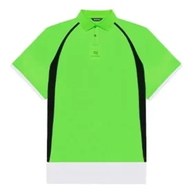 Unisex FW21 geborduurd Poloshirt Groen 661507TKVA53007