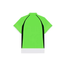 Unisex FW21 geborduurd Poloshirt Groen 661507TKVA53007