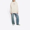 Unisex FW21 met logo-opdruk, beige 651799TJV910905