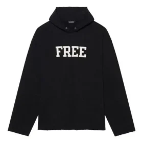 Unisex FW21 Sweatshirt met gratis letterbedrukking Zwart 661711TKVD41070