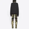 Unisex FW21 Sweatshirt met ronde hals en gratis print, zwart 652981TKVD41070