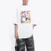 Unisex ‘I Love Dogs’-print, wit 641614TJVH19000