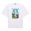 Unisex SS21 oversized katoenen T-shirt, wit 641614TJVH69000