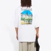 Unisex SS21 oversized katoenen T-shirt, wit 641614TJVH69000