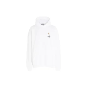 Unisex-sweatshirt met logo, oversized, wit 620973TIV459040