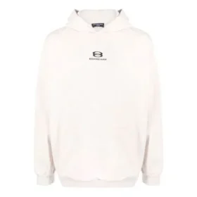 Unity-hoodie, wijde pasvorm “Light Beige Black” 674986TLVG19054