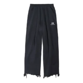 Unity Sports Icon cropped joggingbroek “Black White” 783401TQVB21569