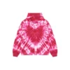 Valentijnsdag Tie-Dye-Hoodie met wijde pasvorm “Rood” 675003TLVI86802