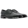 Veterschoenen met logo op de neus “Zwart” 590716WA7201000