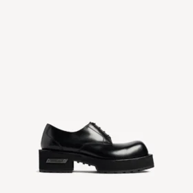 Veterschoenen voor heren in zwart